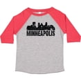 thumbnail image 3 of Inktastic Minneapolis Skyline Grunge Boys or Girls Toddler T-Shirt, 3 of 5