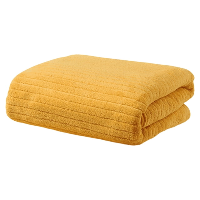 1Pc Coral Velvet Towel for Adult Daily Use At Home Absorbent Dry Towel That Does Not Beach Towel Strip Patterned Towel Cotton Bath Towelhand Towel Face Towel Soft Towel Absorbent Towel Microfiber Tow