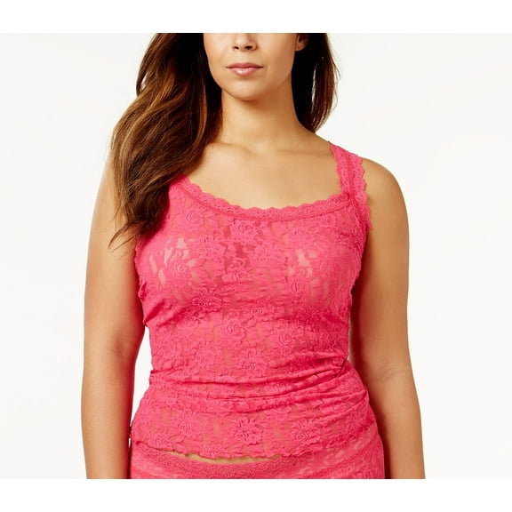Hanky Panky Plus Size Signature Lace Camisole 1390LX Size 2X - Tickled Pink