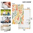 thumbnail image 6 of Yayeee 100% Cotton Hand Towels for Bathroom 16" x 28" Soft Absorbent Kitchen Towel, Orange Autumn Leaves, 6 of 7