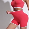 thumbnail image 7 of Hessimy Two Piece Casual Workout Sets for Women Athletic 2 Piece Summer Outfits Lounge Matching Sets Clothing(Red,M), 7 of 7