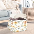 thumbnail image 5 of Storage Box With Lid 16.5x12.6x11.8In Foldable Stacked Household Storage Box Coral Chrysanthemums, 5 of 7
