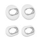 thumbnail image 1 of Bluelans - 4 tapones de silicona para auriculares de repuesto compatibles con Samsung Galaxy Buds Live, 1 of 5