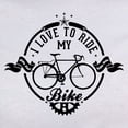 thumbnail image 3 of CafePress - I Love To Ride My Bike Women's T Shirt - Women's Classic T-Shirt, 3 of 4