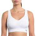 thumbnail image 3 of Puma Women's Convertible Seamless Sports Bra 2 Pack, Black/White Small, 3 of 3