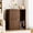 Walnut+1, variant on 31.5 Inch Light Wood Cat Litter Cabinet with Cat Tree Dual Doors Storage Shelves