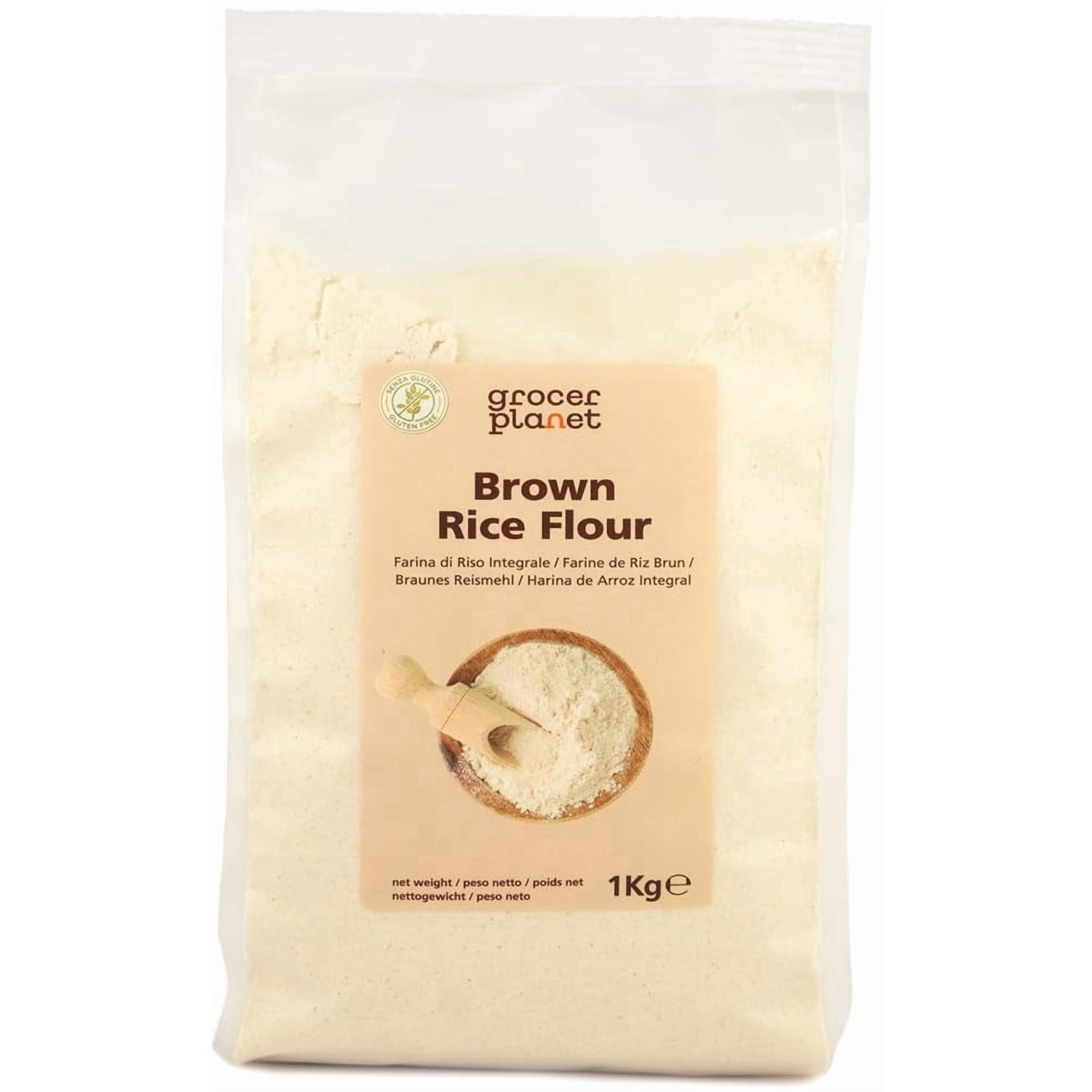 Grocer Planet - Brown Rice Flour (1Kg) - Gluten-Free | GMO Free