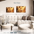 thumbnail image 4 of Elephant Stock Golden Face Wall Art - Horizontal Canvas Wall Art - Living Room Wall Decor - Fashion And Beauty Canvas - Gold And Black Decor - 36" x 24", 4 of 8