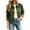 Army Green, variant on Faux Suede Casual Cropped Fall Jacket for Women Trendy 2026, Button Down Short Casual Outwear with Pockets