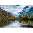 thumbnail image 2 of wall26 - Beautiful Nature Norway Natural Landscape. - Removable Wall Mural | Self-Adhesive Large Wallpaper - 100x144 inches, 2 of 5