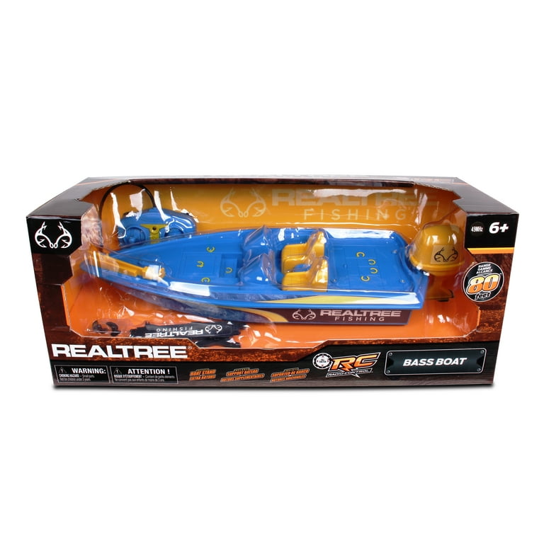 NKOK RealTree Scale Radio Controlled Bass Boat RC Walmart