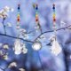 thumbnail image 5 of Atrapasueños de cristal, paquete de 4 adornos colgantes de cristal arcoíris, 5 of 5