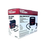 Hyper Tough Dual Power Digital Inflator for P195/65R15 Car Tire, Car-DC 12V or Home-AC 120V