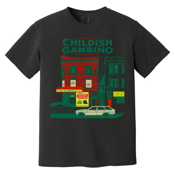 Vintage Childish Gambino Fan Graphic Hip Hop Music Gift Comfort Color T-Shirt