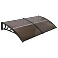 thumbnail image 3 of Costway Auvent de Fenêtre 80 Pouces x 40 Pouces Auvent de Porte Extérieur en Polycarbonate pour Porte d'Entrée, 3 of 6