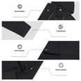 thumbnail image 5 of GrmtClth Men Linen Sets Outfits 2026 Summer Hoodie Clothes Workout Long Pants Button Down Long Sleeve Dressy 2 Piece Sets Black 2XL, 5 of 6
