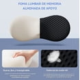 thumbnail image 2 of Almohada Cojín Lumbar Fit Memory Foam Soporte Mejora Postura, 2 of 4