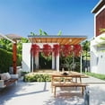 thumbnail image 6 of Topboutique 4 Pcs Fake Hanging Plants,Artificial Fall Flowers,Artificial Ferns,Faux Autumn Plants Fake Vines for Indoor Outdoor House Wedding Party Decor,Red, 6 of 8