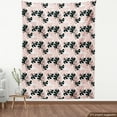 thumbnail image 3 of Tropical Fabric by the Yard Upholstery, Big Exotic Leaves with Gaps Hawaiian Island Nature Thematic, Decorative Fabric for DIY and Home Accents, Charcoal Grey Blush by Ambesonne, 3 of 4