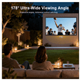thumbnail image 4 of 65 Inch 4K Outdoor Google Smart TV, 2500nits High Brightness Outdoor TVs, IP65 Waterproof TV, Voice Assistant Remote, Compatible with Dolby, Wide Viewing Angle Smart TV, 4 of 8