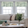 thumbnail image 5 of LALILO Kitchen Curtain Valance Sea Waves Vintage Color Ocean Rod Pocket Window Curtain 52"x 18" Set of 2, 5 of 7