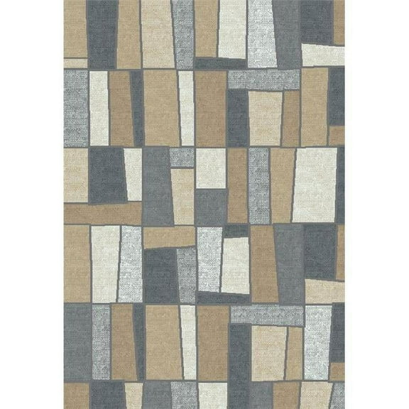 Mayberry Rug DN8266 8X10 7 ft. 10 in. x 9 ft. 10 in. Denver Gridlock Area Rug, Multi Color
