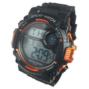 George Mens Digital Sport Wristwatch Plastic Strap