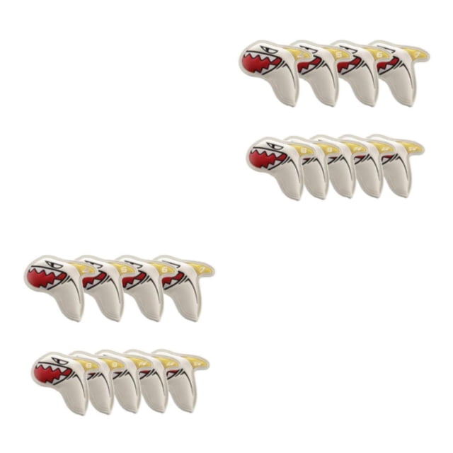 Cubierta de cabeza de hierro de golf Sonducket 9x Blanco 9 piezas