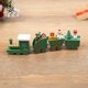 thumbnail image 1 of Estante de pista de tren de madera/plástico, adornos navideños para coche, decoraciones navideñas para el hogar 2023, 70%, 1 of 4