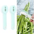 thumbnail image 1 of Bean Cutter, 2 Pcs Bean Slicer Green Beans String Bean Slicer Green Bean French Style Cutter Long Bean Shredder Kitchen Tool, 1 of 8
