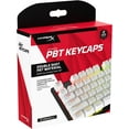 thumbnail image 1 of XINQIHANG PBT Keycaps \u2013 Full Key Set, Double Shot PBT Material, English (US) Layout, 104 Keys \u2013 White, 1 of 7