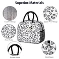 thumbnail image 4 of Womens White and Gray Of Leopard Print Lunch Box for Work,Insulated Lunch Bag for Women,Loncheras Para Mujer,Leakproof Adult Lunch Bag for Work,Beach,Travel,Picnic,Camping, 4 of 7