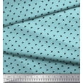 thumbnail image 3 of Soimoi Modal Satin Fabric Swallow Bird Small Print Fabric by The Yard 42 Inch Wide, 3 of 3