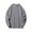 Gray, variant on Mens Sweatshirt Plus Size Long Sleeve Casual Solid Round Neck Pullover Hooded Sweatshirts Blouse