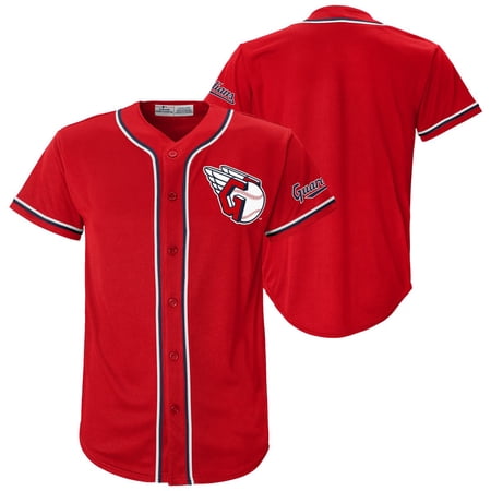 MLB Cleveland Guardians Youth Primary Color Synthetic Jersey