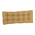 thumbnail image 2 of Blazing Needles 46-inch by 19-inch Tufted Solid Outdoor Spun Polyester Loveseat Cushion, 2 of 3
