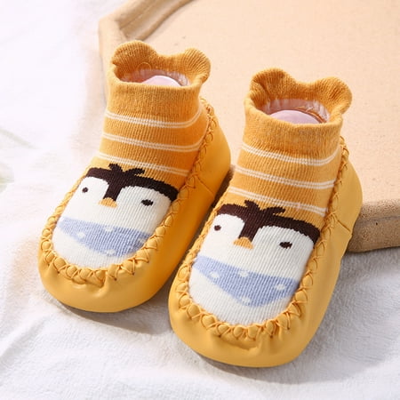 

Ameiqe Baby Socks Shoes Infant Toddler Boys Girls Low Top Soft Sole Casual Pre Walker Shoes(Yellow 14cm)