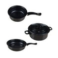 thumbnail image 2 of veasfak 3x Cookware Set Soup Pot Frying Pan Pots and Pans Set for Restaurant Kitchen Black, 2 of 9
