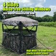 thumbnail image 6 of LUCKUNTER 360 Degree See-through Hunting Blind 2-3 Person Full Open Door Ground Blinds for Deer Turkry Hunting, 6 of 6
