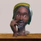 thumbnail image 1 of Black Women Head Incense Burner Black men Head Incense Holder Face Head Room Decoration Cool Items for Room Home Decor, 1 of 3