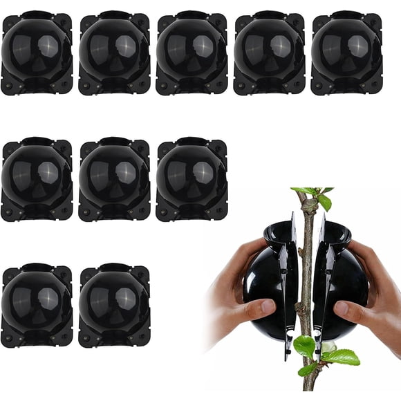 Plant Rooting Boxes,Plant Propagation Ball,High Pressure Propagation Ball,for Plants Grafting Root Training,10pc Plant Rooting Box Ball (Black)