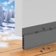 thumbnail image 1 of Tope para puerta, barrido de puerta para parte inferior de la puerta, burlete, sello de puerta ajustable debajo de la puerta, relleno de huecos para puertas exteriores e interiores, sello inferior de, 1 of 1