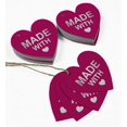 thumbnail image 5 of Inkdotpot Silver Foil Paper Hang Tags Made With Love Wedding Favor Tags 50 Pieces, 5 of 6