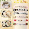 thumbnail image 3 of Suaxova 1120pcs colorful Letter Beads Kit for Bracelets Making, Square A-Z Alphabet Beads for Friendship Bracelets with Colorful Heart Beads Smiley Face Beads Crystal String for Jewelry Making, 3 of 5