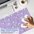 thumbnail image 4 of Long Mouse Pads for Desk,Purple Cartoon Unicorn Rainbow Cloud Moon Star Desk Mats on Top Of Desks, Desk Mouse Pad Extra Large with 3mm Non-Slip Base and Stitched Edge for Gaming,Work,Home 31.5"x11.8", 4 of 5