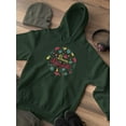 thumbnail image 3 of Buon Ferragosto Fruits Wreath Hoodie Men -Image by Shutterstock, Male Medium, 3 of 4