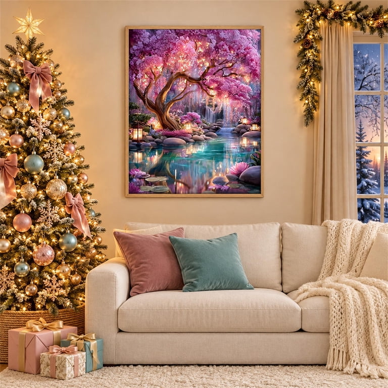 CSZPPQAF 5D Diamond Painting Ancient Tree Kit photo 4