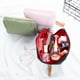 thumbnail image 3 of Toystoory Bolsa de cosméticos compacta y elegante para mujer, organizador de maquillaje de viaje, bolsa organizadora de maquillaje cosmético de Almacenamiento y organización del hogar Rosa, 3 of 6
