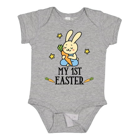 

Inktastic My 1st Easter Boy Bunny Rabbit Gift Baby Boy Bodysuit