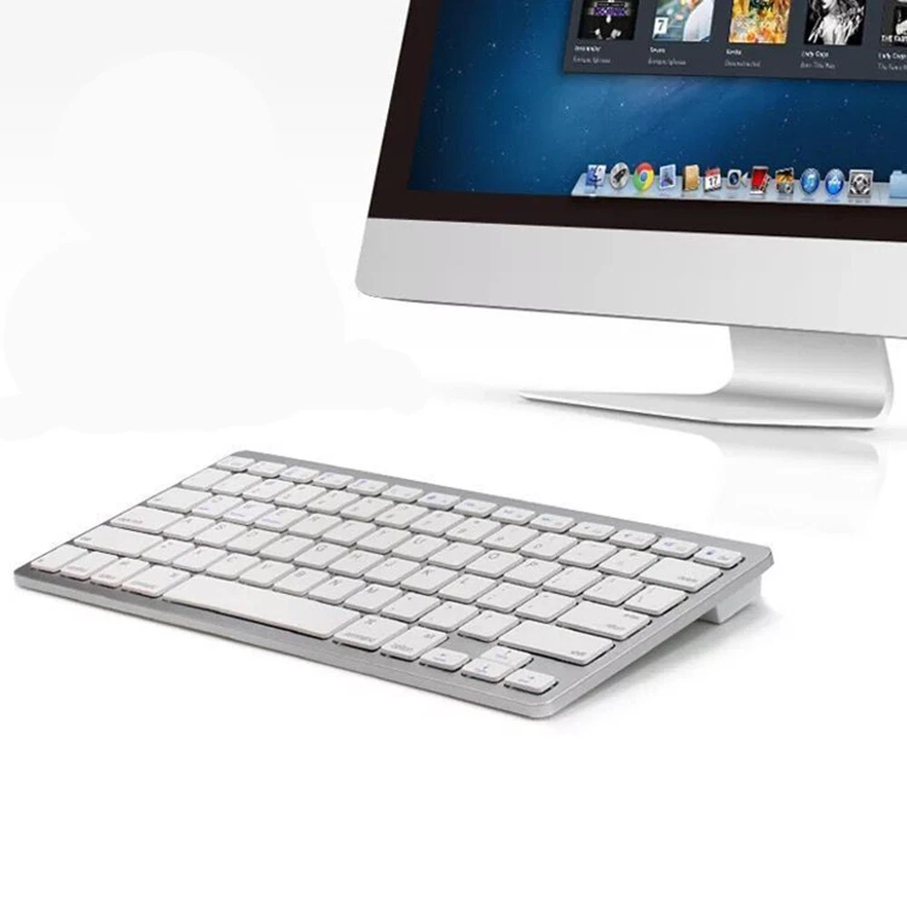 Wireless Bluetooth Keyboard 78 Key for Mac PC iPhone IOS Android Phone Tablet